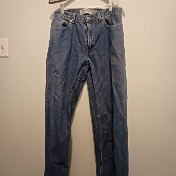 Levis 550 Jeans‎ Men's Size 34x30 Relaxed Fit Blue Medium Wash 100% Cotton - Picture 1 of 7